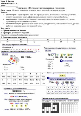 Обложка для материала Шестнадцатеричная система счисления