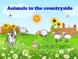 Презентация по английскому языку для учащихся 6 класса "Animals in countryside "