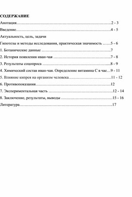 Исследовательская работа