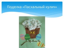 Презентация Пасхальный кулич