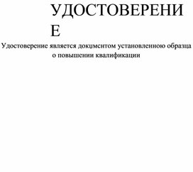 Обложка для материала Удостоверение PK358175