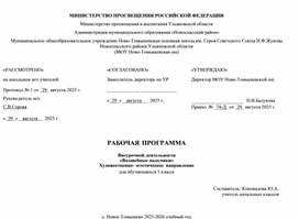 Обложка для материала Программа по внеурочной деятельности. " Волшебные пальчики"