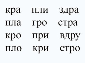 Обложка для материала таблицы слогов