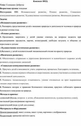 Обложка для материала "Солнышко доброты"