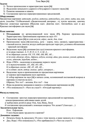 Обложка для материала Тема Звук [А]