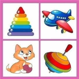 Обложка для материала Обучающие карточки что лишнее