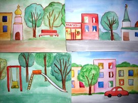 Разработка урока по изобразительному искусству и художественному труду на тему "Искусство на улицах нашего города"(3 класс)
