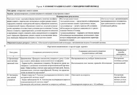 Обложка для материала урок по астрономии в 11 кл Конфигурации планет