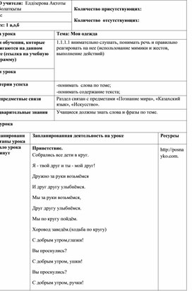 Обложка для материала Моя одежда.