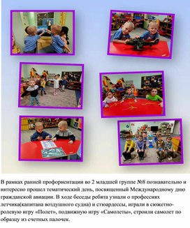 Обложка для материала "Международный день гражданской авиации во 2 младшей группе".