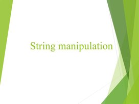 Обложка для материала 2_Computer Science Grade 10 String_manipulation  presentation 2 2variant