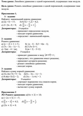 Обложка для материала Математика_7_Решение уравнений с модулем_ресурс №2