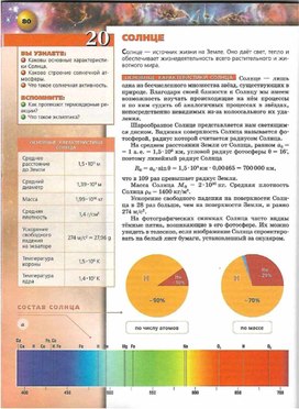 Обложка для материала астрономия 10-11 кл_Солнце
