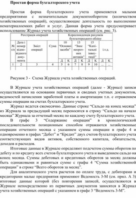 Обложка для материала Простая форма бухгалтерского учета