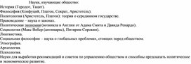 Обложка для материала Науки, изучающие общество