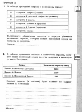 Обложка для материала Информатика._11кл._самостоятельная работа_поисковые запросы_3