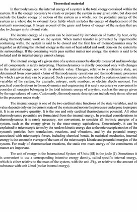 Обложка для материала Internal energy of the ideal gas Teacher guide