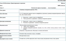 Обложка для материала 1СЕдиницы измерения времени. Час_КРАТКОСРОЧНЫЙ ПЛАН