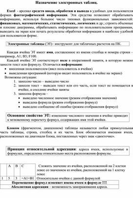 Обложка для материала ЛР. Структура рабочей книги и листа. Ввод и редактирование информации
