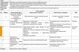 Конспект урока по Робототехнике