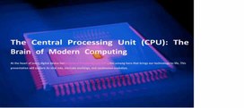 Обложка для материала The Central Processing Unit (CPU)