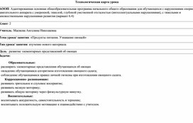 Обложка для материала Конспект урока на тему: "Продукты питания. Узнавание овощей"