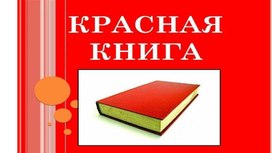 Презентация "Красная книга".