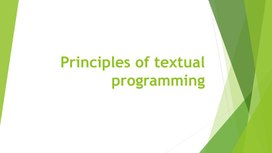 Обложка для материала 2_Computer Science Grade 10 Principles of textual programming Presentation