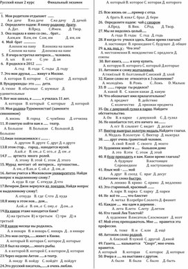 Обложка для материала 100 вопросов по русскому языку