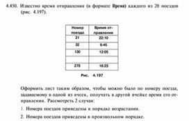 Обложка для материала Материал по информатике задание и упражнения по Excel