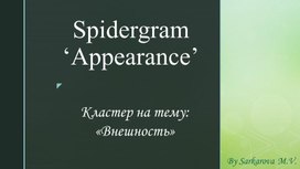 Кластер на тему "Внешность"