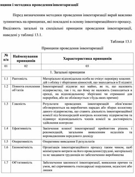 Обложка для материала Принципи і методика проведення інвентаризації