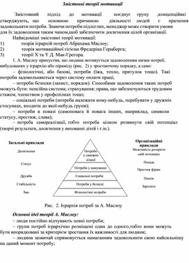 Обложка для материала Змістовні теорії мотивації