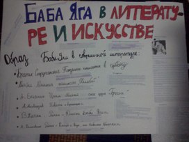 Научно-исследовательская работа по теме: "Образ Бабы Яги"