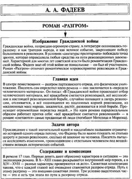 Обложка для материала Материал к урокам по русской литературе