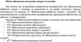 Обложка для материала Облік забезпечень наступних витрат і платежів