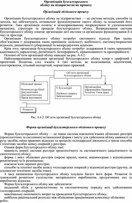 Обложка для материала Організація бухгалтерського обліку на підприємстві як процесу