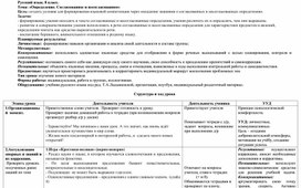 Конспект урока по русскому языку в 8 классе. Тема: «Определение. Согласованное и несогласованное»