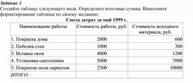 Обложка для материала Электронная таблица Microsoft Excel
