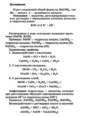 Обложка для материала материал для уроков по химии