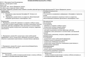 Обложка для материала Технологическая карта урока по литературному чтению "Ю.Энтин "Прекрасное далеко", 4 класс