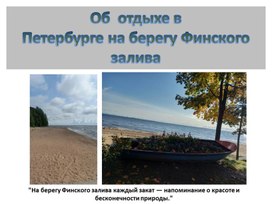 Обложка для материала Электронные книги об отдыхе в Петербурге