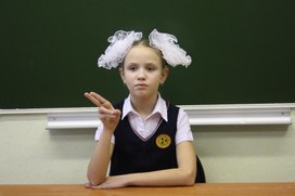 Обложка для материала Жестовый алфавит "Буква "К"