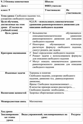 Обложка для материала Физика 9 класс У12