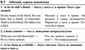 Обложка для материала АНГЛИЙСКИЙ слова обычай