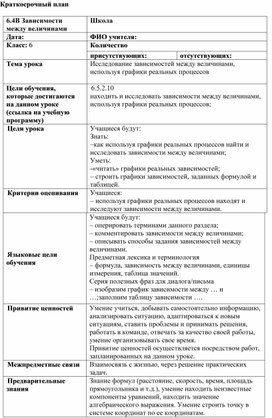 Обложка для материала 6.4В-13. Исследование зависимостей и. Краткосрочный план
