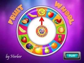 Игра-презентация по английскому языку на тему: "Fruit wheel"