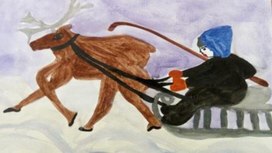 Обложка для материала Рисунок "Оленевод"
