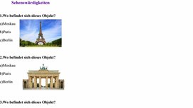 Тест к уроку немецкого языка "die Reise"