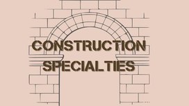 Обложка для материала Construction specialities